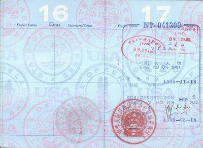 Chinese Visa In Hong Kong